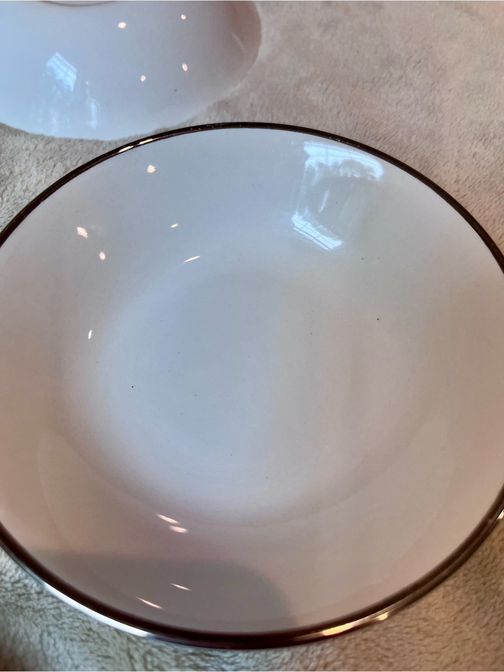 Vintage International Silver Silver Elegance Ironstone Bowls Set of 8 England - Picture 14 of 16